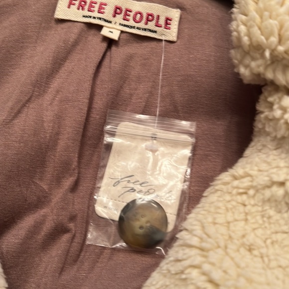 Free People Joplin Jacket in Ivory Sz M NEW - Picture 14 of 17